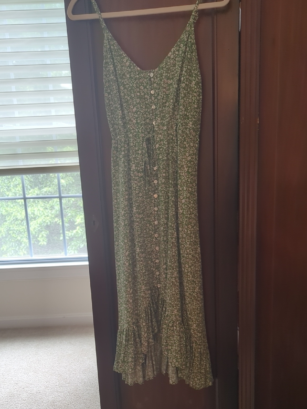 Rails Frida Green Floral Dress